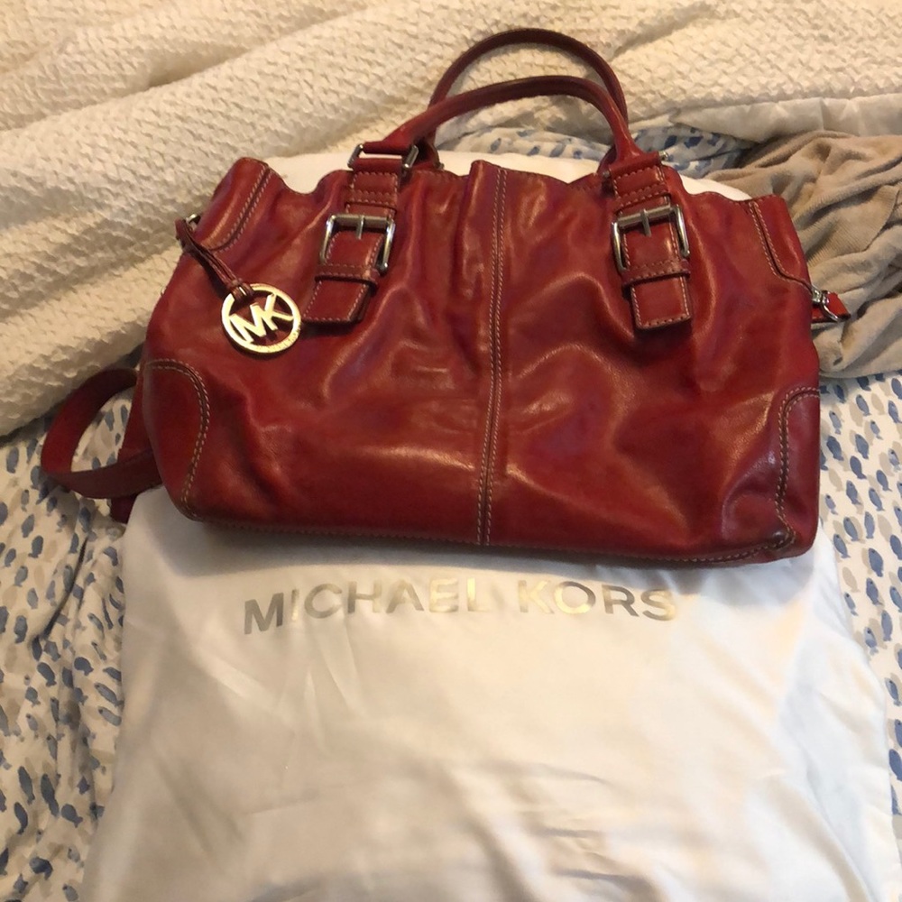 Michael Kors red purse